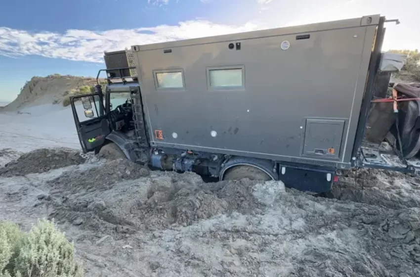  Rescate en las playas de Chubut: turistas alemanes superan dos días varados en un camión enterrado