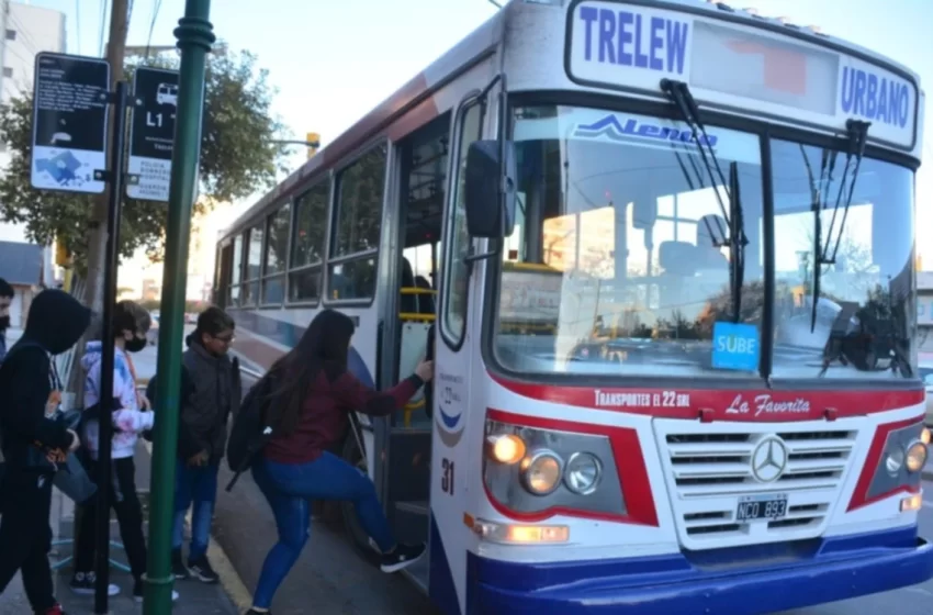 Desde mañana sábado aumenta el boleto del colectivo en Trelew
