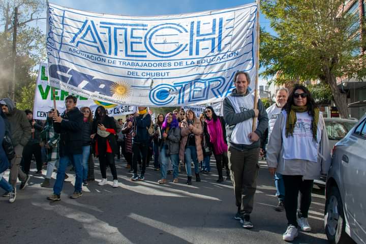  Paro docente en Chubut: ATECh confirma 48 horas de huelga el 24 y 25