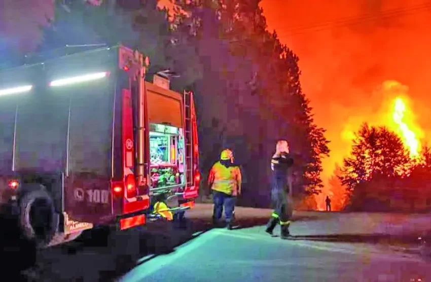  Confirmaron que el terrible incendio en El Bolsón se inició intencionalmente
