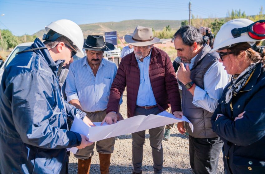  Macharashvili recorrió la obra del primer colector cloacal del Cordón Forestal