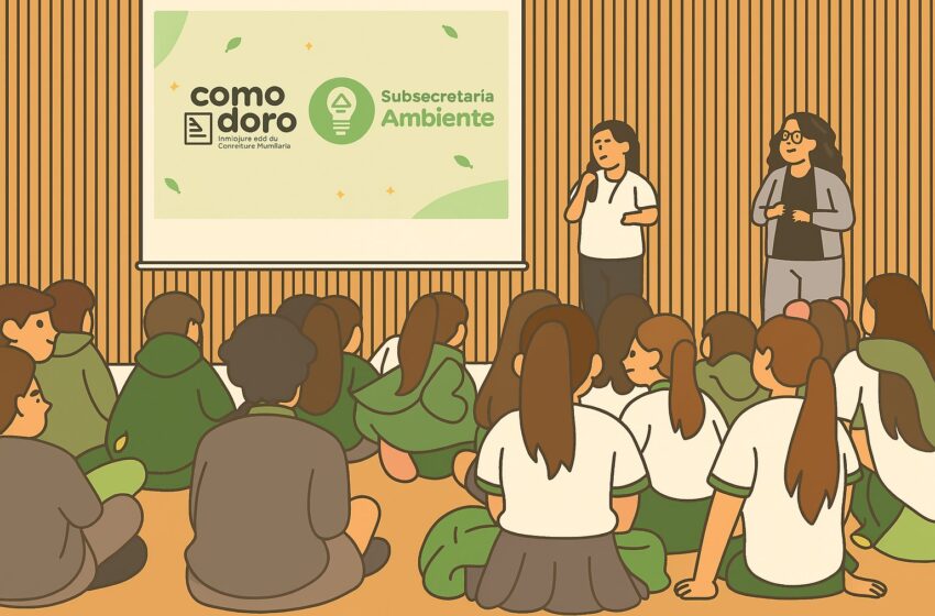Comodoro Rivadavia, Ambiente municipal brindó una charla a alumnos del Instituto Martín Rivadavia