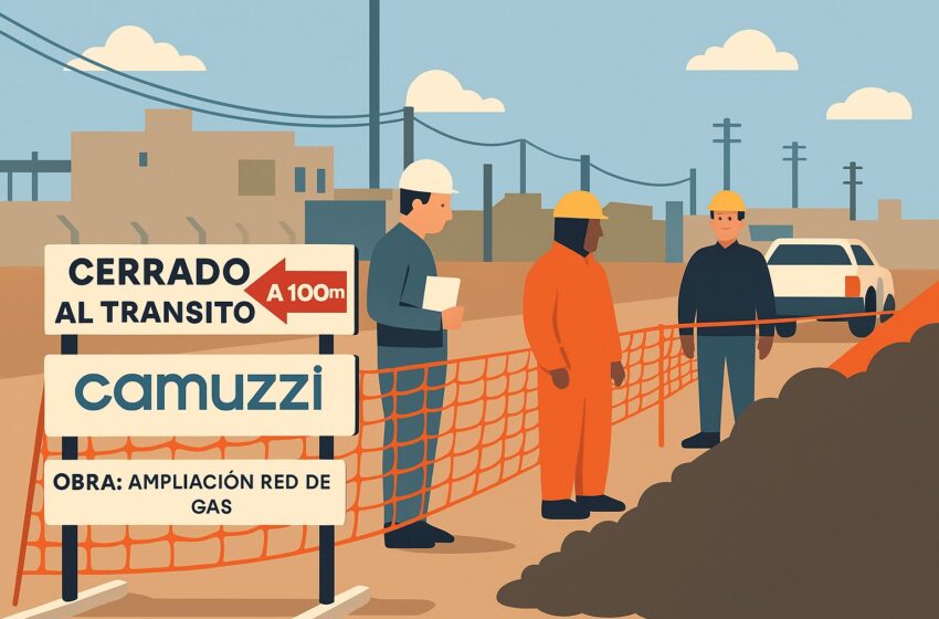  El Municipio avanza con la obra de gas en el barrio Cordón Forestal