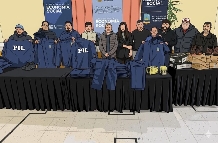  El Municipio entregó indumentaria confeccionada por el Centro de Promoción Laboral a integrantes de cuadrillas