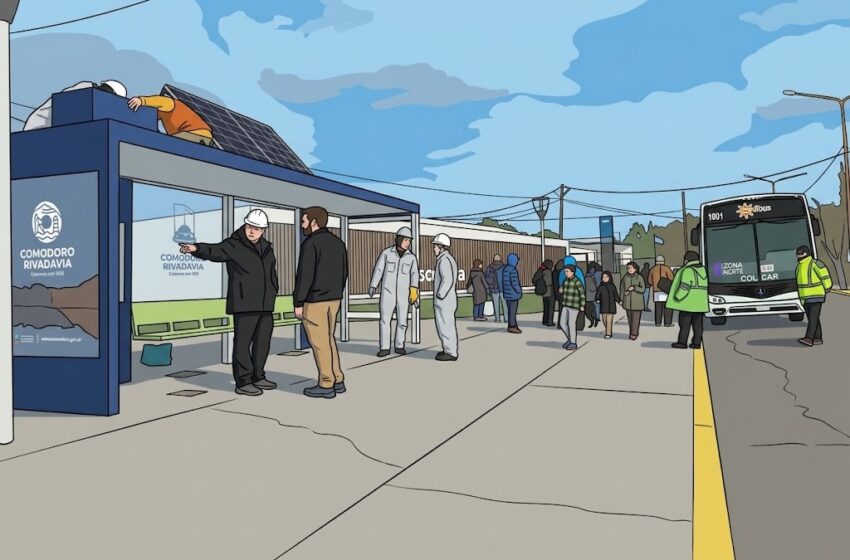  Comodoro Rivadavia avanza con la instalación de nuevas garitas de última generación